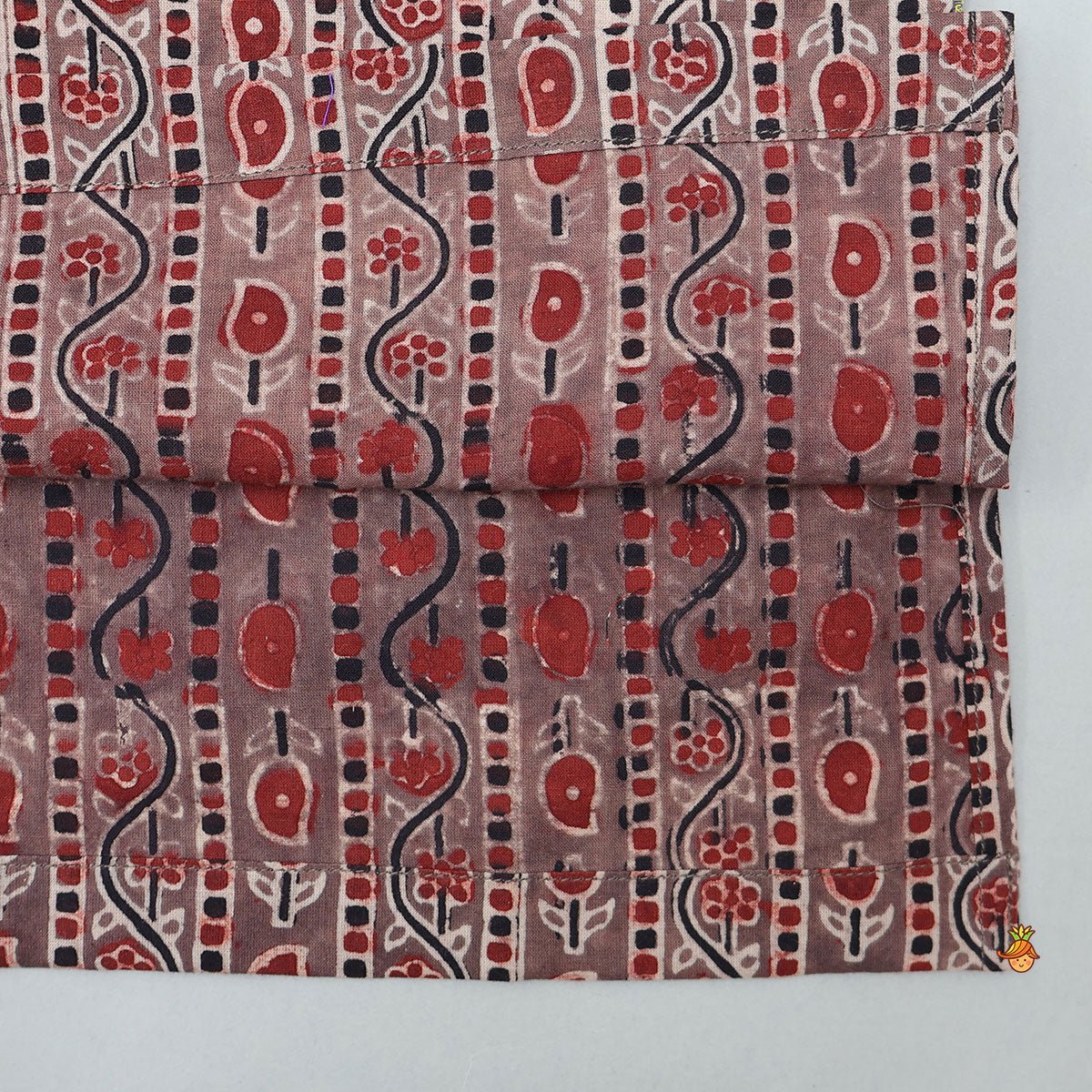 Hand Block Printed Kurta And Pyjama - Image 5