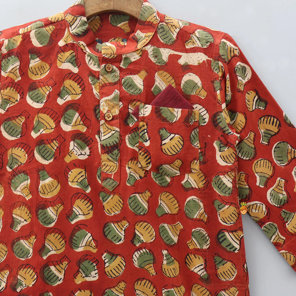 Hand Block Printed Kurta - Set Of 2 - Image 6