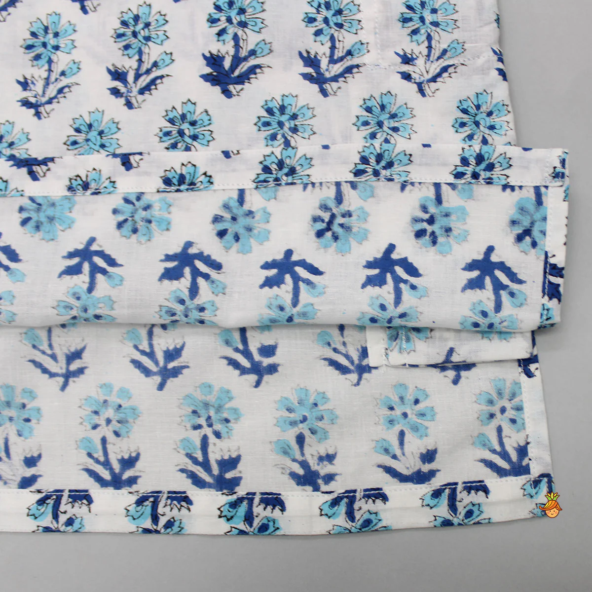 Hand Block Printed Kurta With Pyjama - Image 6