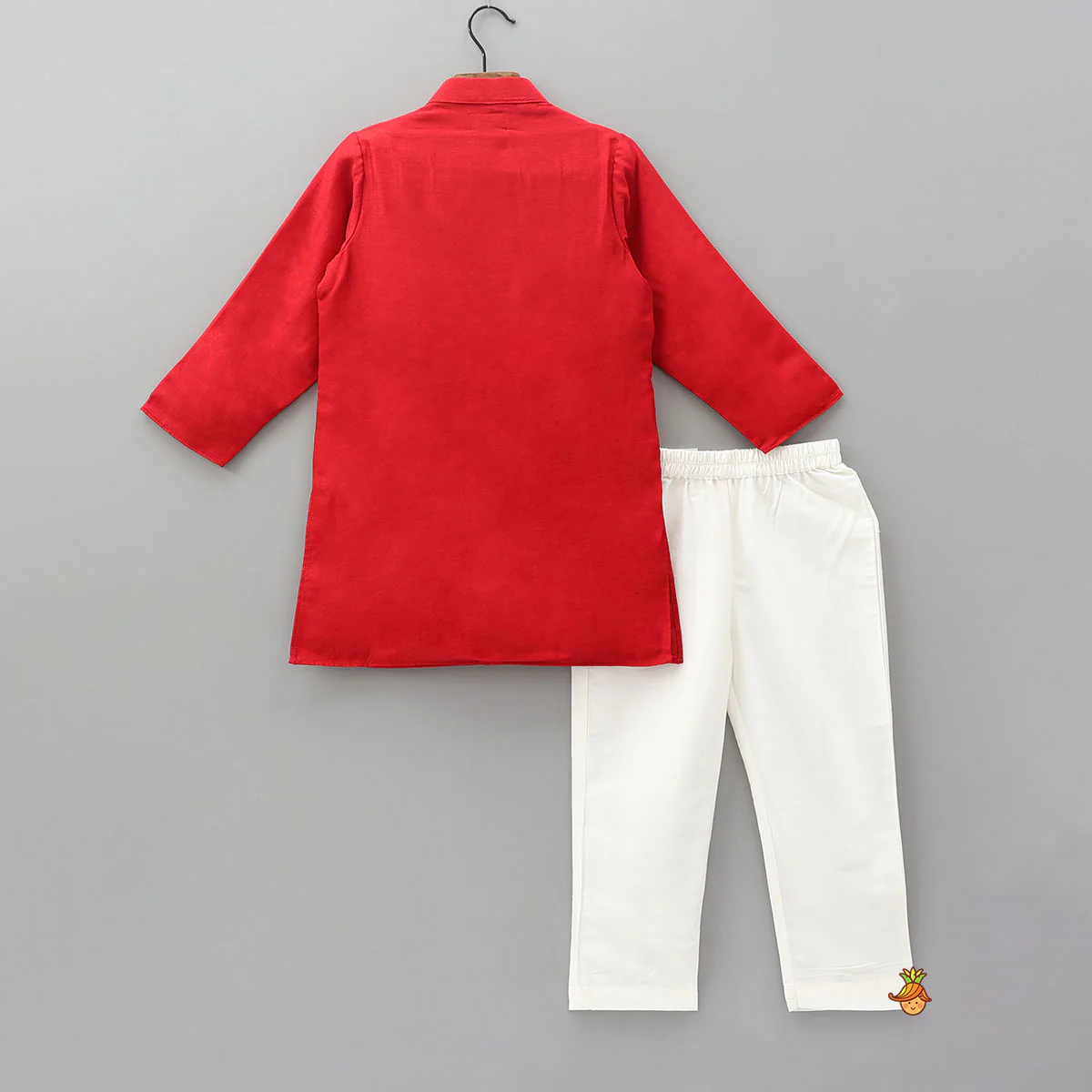 Hand Embroidered And Bead Embellished Kurta And Pyjama Set - Image 2