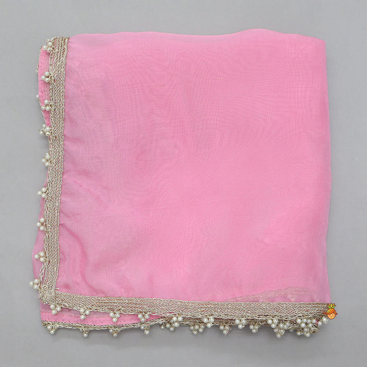 Hand Embroidered Strappy Top And Lehenga With Dupatta - Image 8