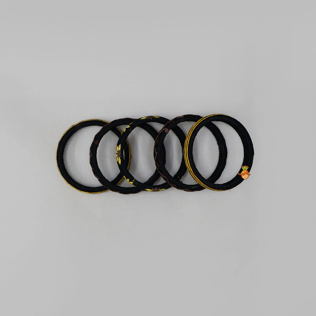 Hand-Painted And Handmade Cotton Thread Bangles - Image 3