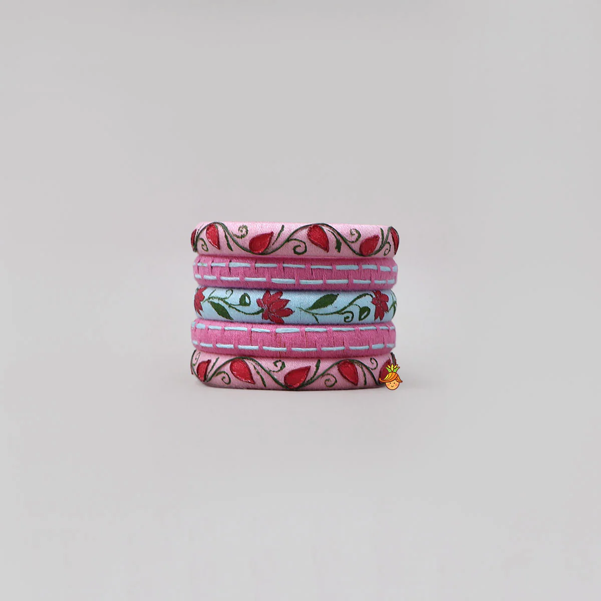 Hand-Painted And Handmade Thread Bangles