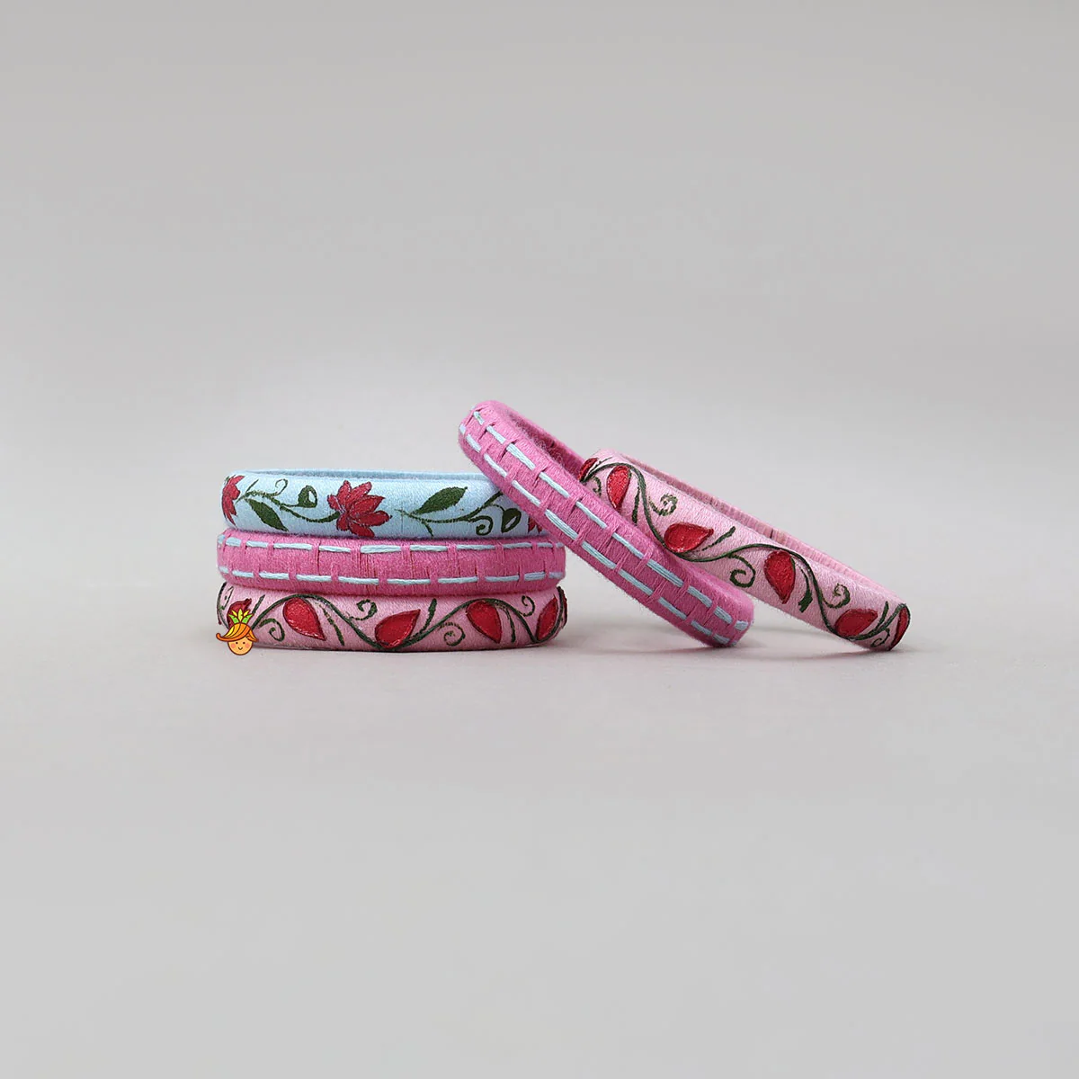 Hand-Painted And Handmade Thread Bangles - Image 2