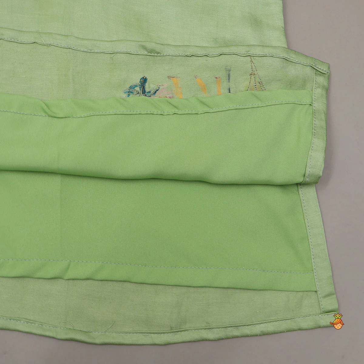 Hand-Painted Ethnic Kurta And Patiala Salwar - Image 5