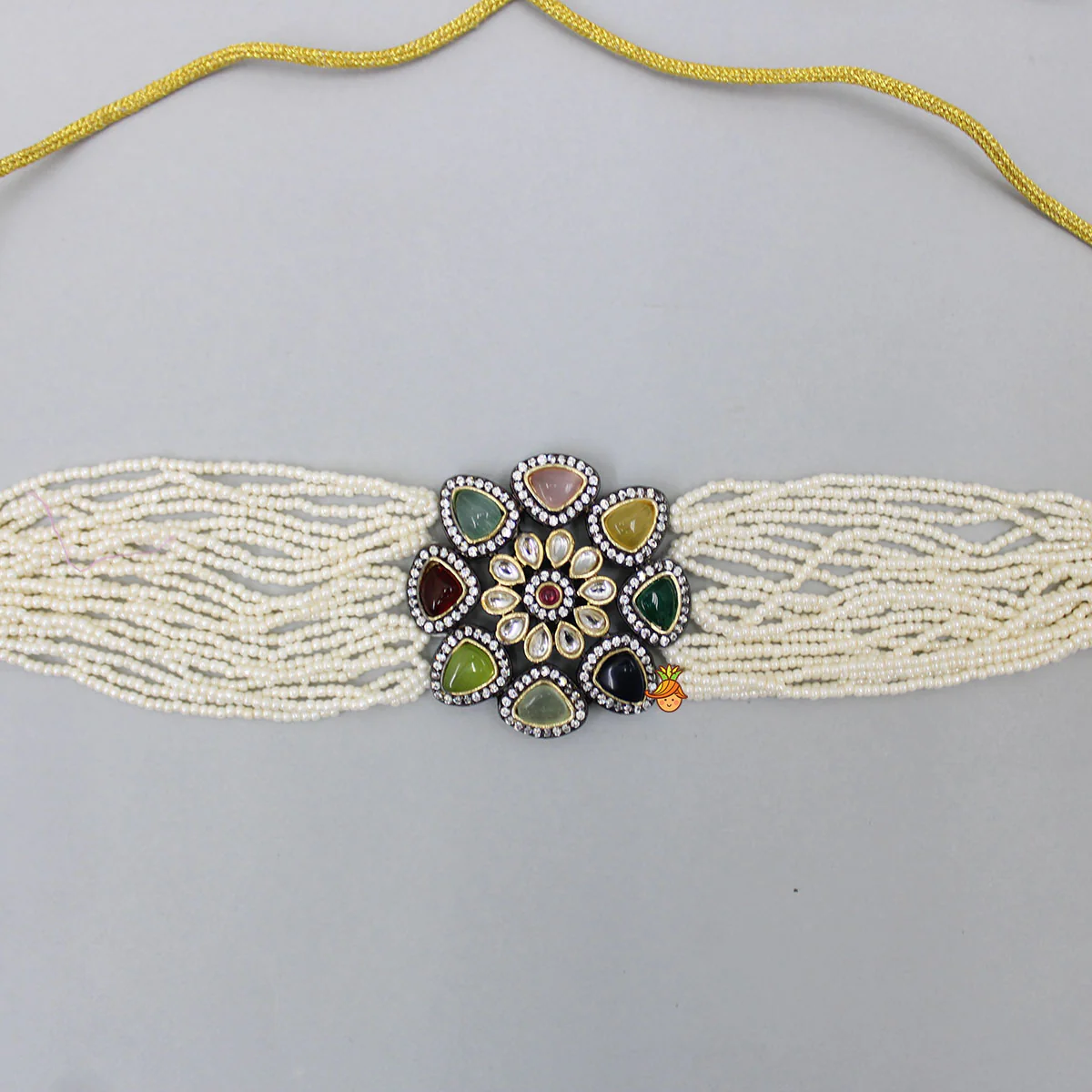 Handcrafted Beautiful Choker Necklace and Earrings - Image 6