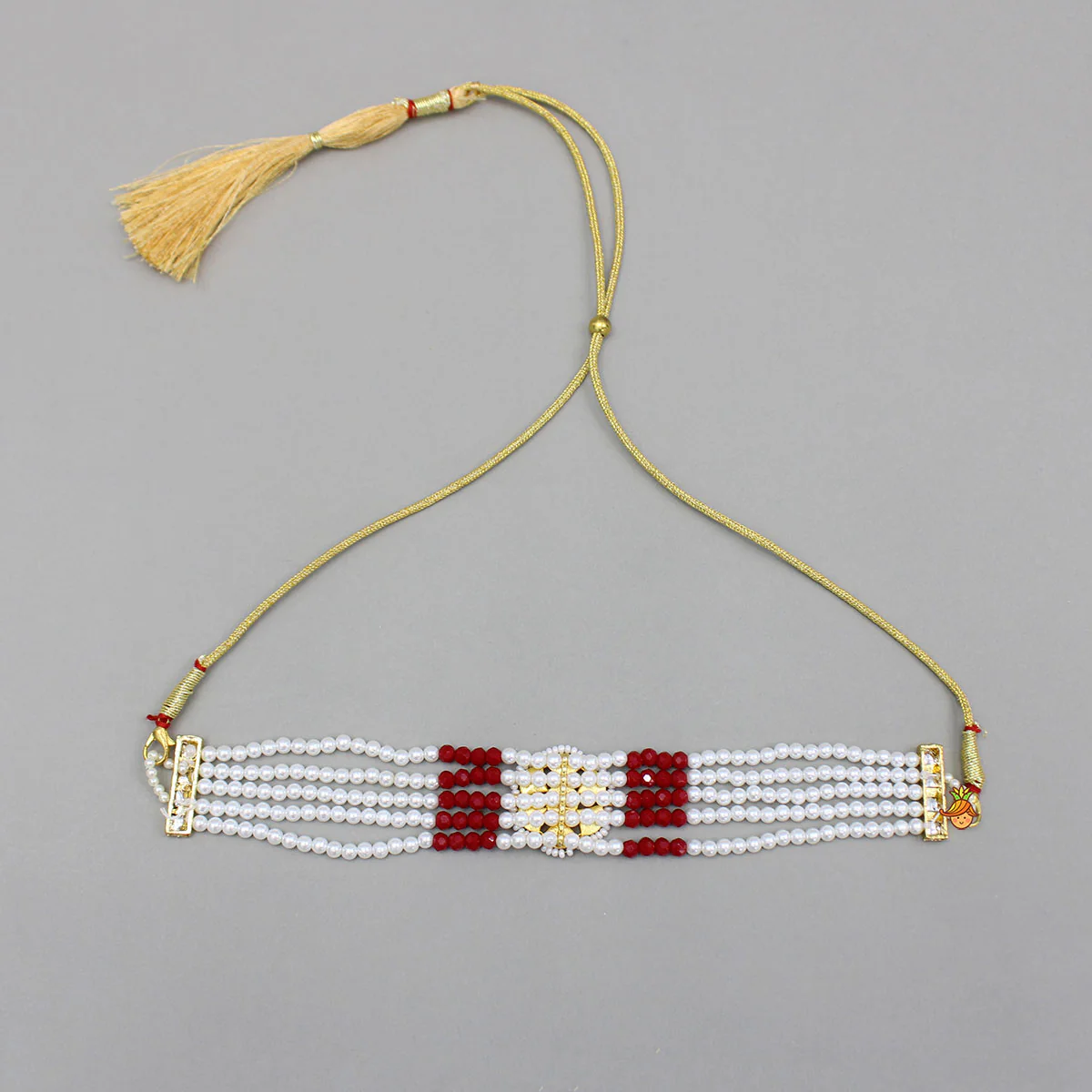 Handcrafted Embellished Choker Necklace - Image 2