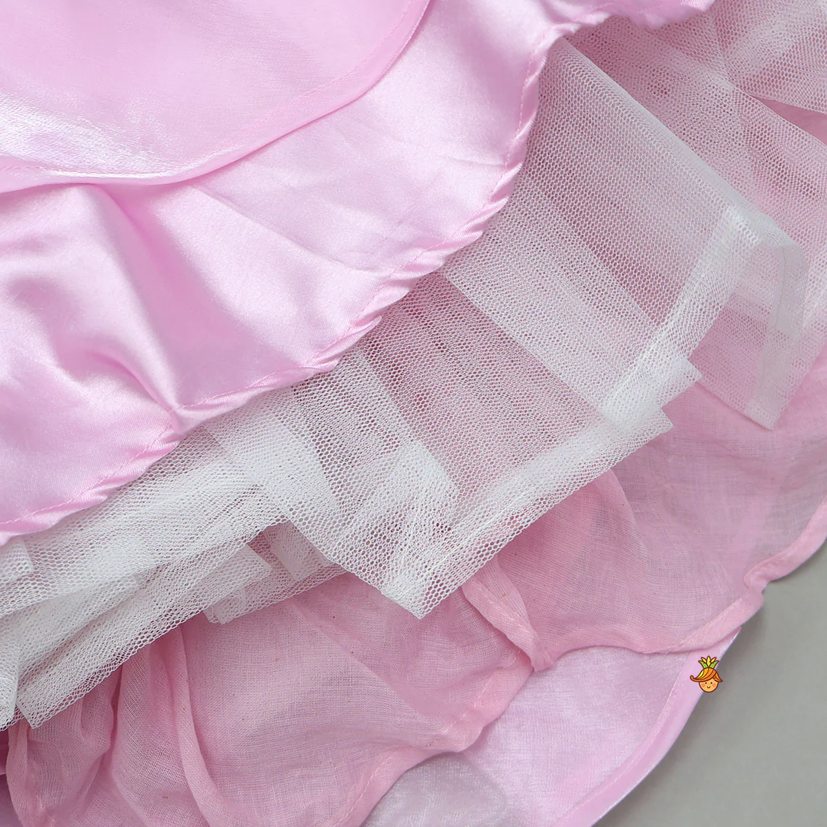 Heavy Embroidered Crop Top And Attached Drape Lehenga With Coordinated Dupatta - Image 7