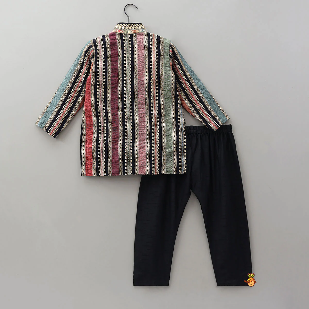 Heavy Embroidered Kurta And Pyjama - Image 2