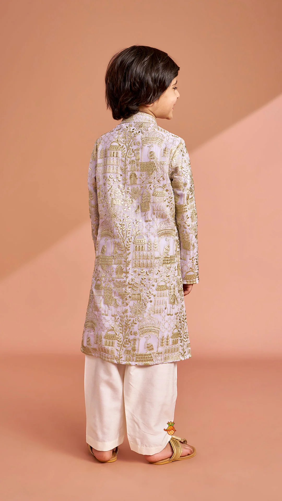 Heavy Embroidered Kurta And Pyjama - Image 10