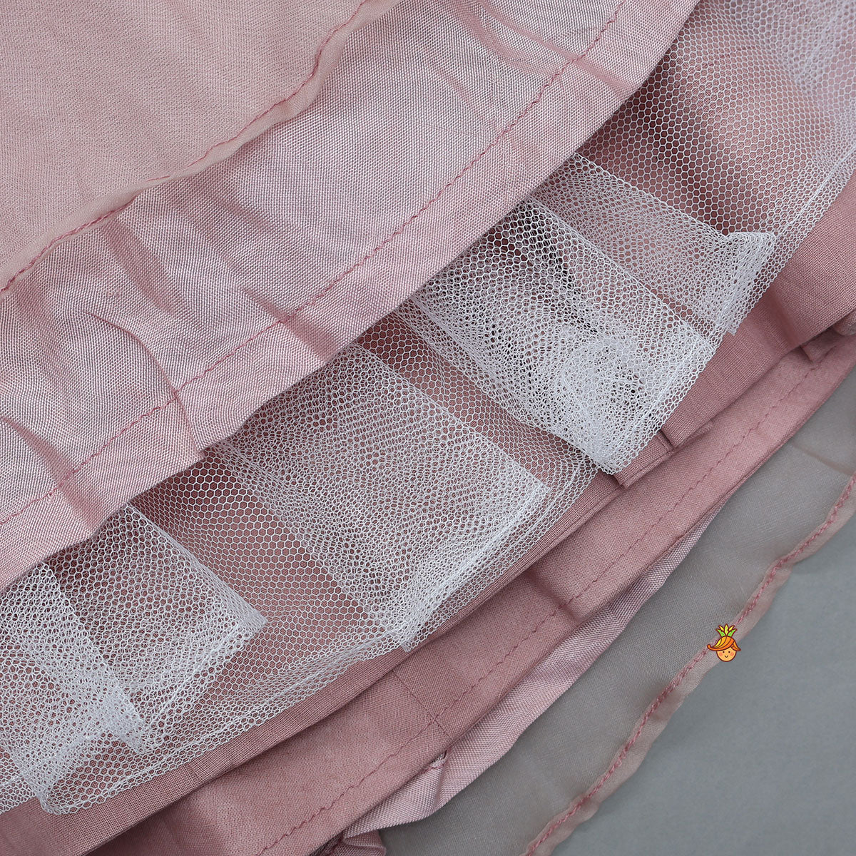 Heavy Embroidered Top And Lehenga With Organza Dupatta - Image 7