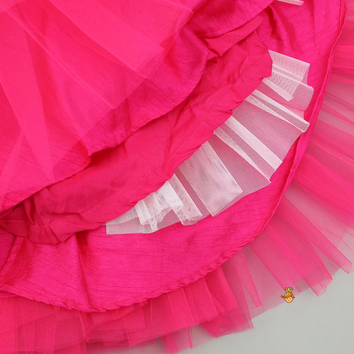 Flower Adorned Dress With Detachable Butterfly Wings - Image 5
