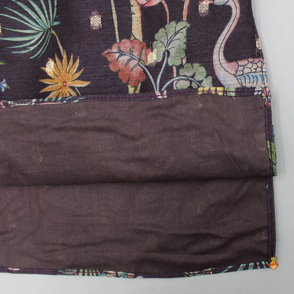 Jungle Printed Jacket Style Ethnic Kurta With Pyjama - Image 5