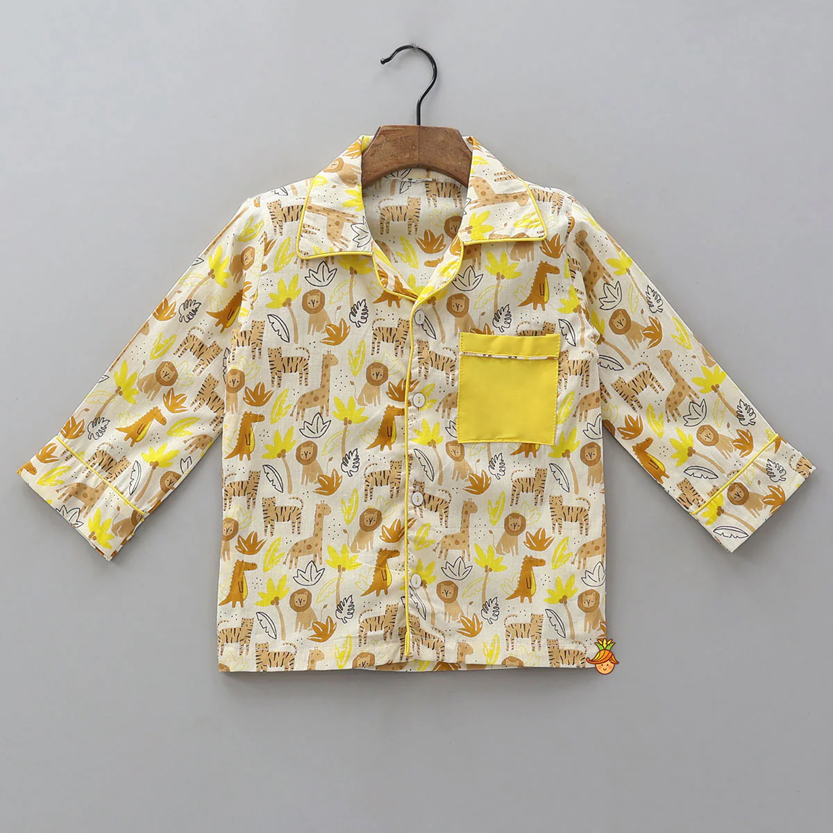 Jungle-Themed Printed Cotton Sleepwear - Image 3