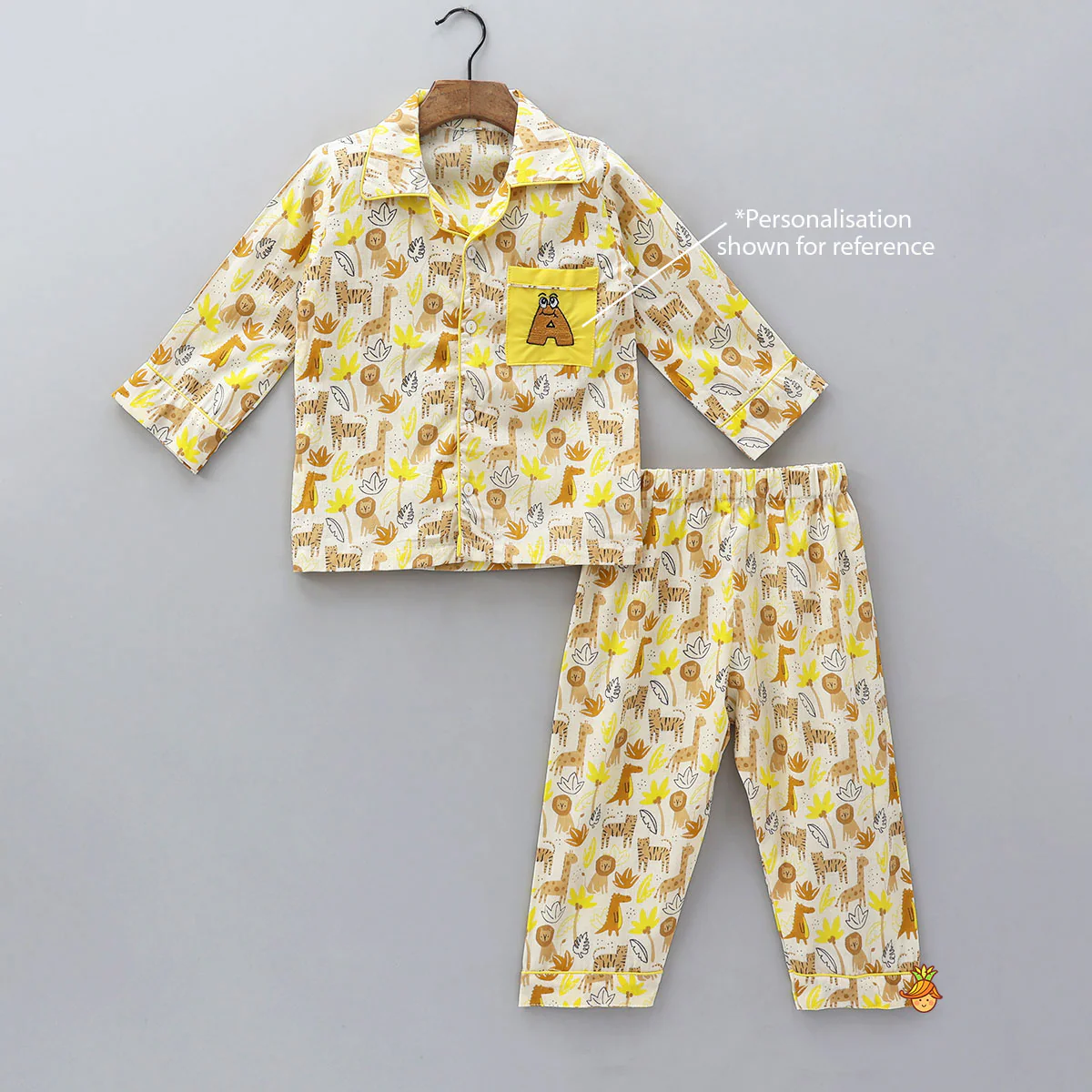 Jungle-Themed Printed Cotton Sleepwear - Image 6