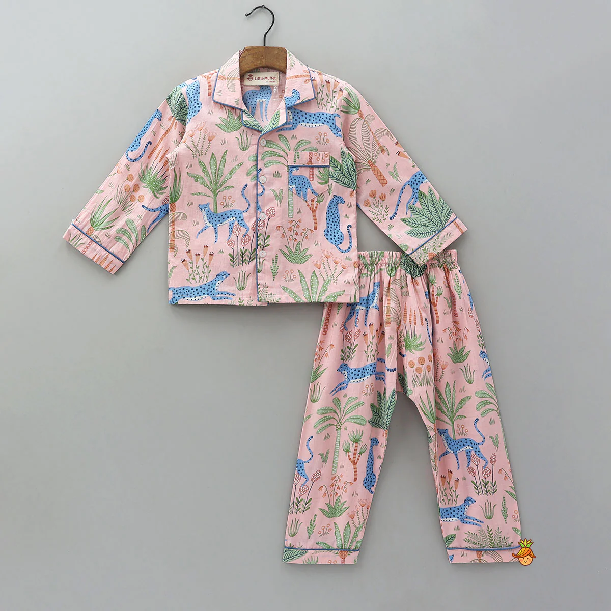 Jungle-Themed Printed Sleepwear