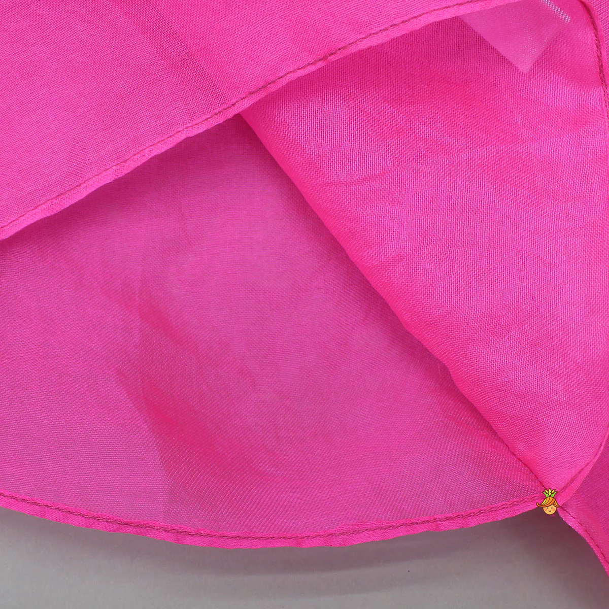 Kaftan Top With Inner Crop Top And Pant - Image 8