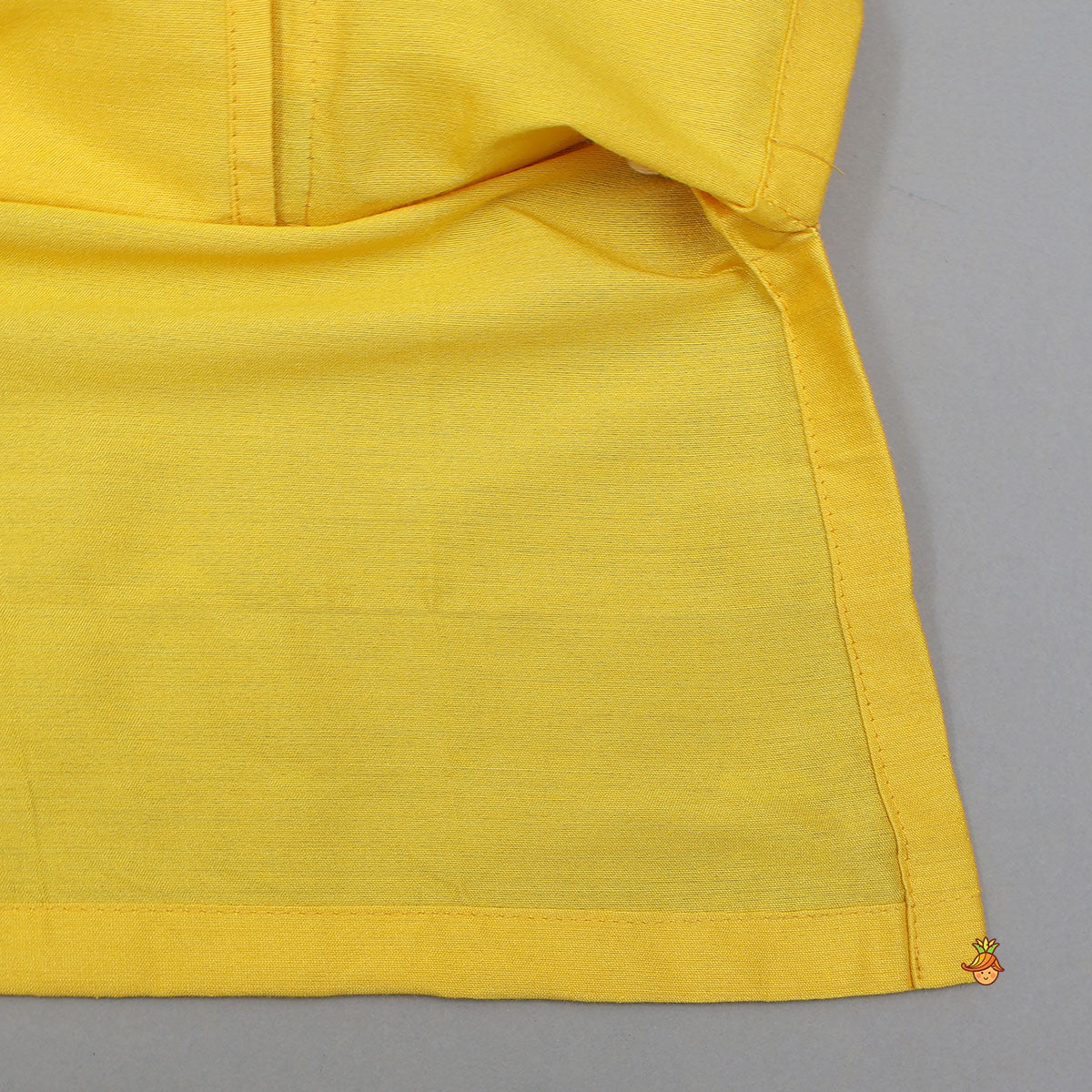 Krishna Applique Work Kurta And Dhoti With Matching Cap And Booties - Image 7