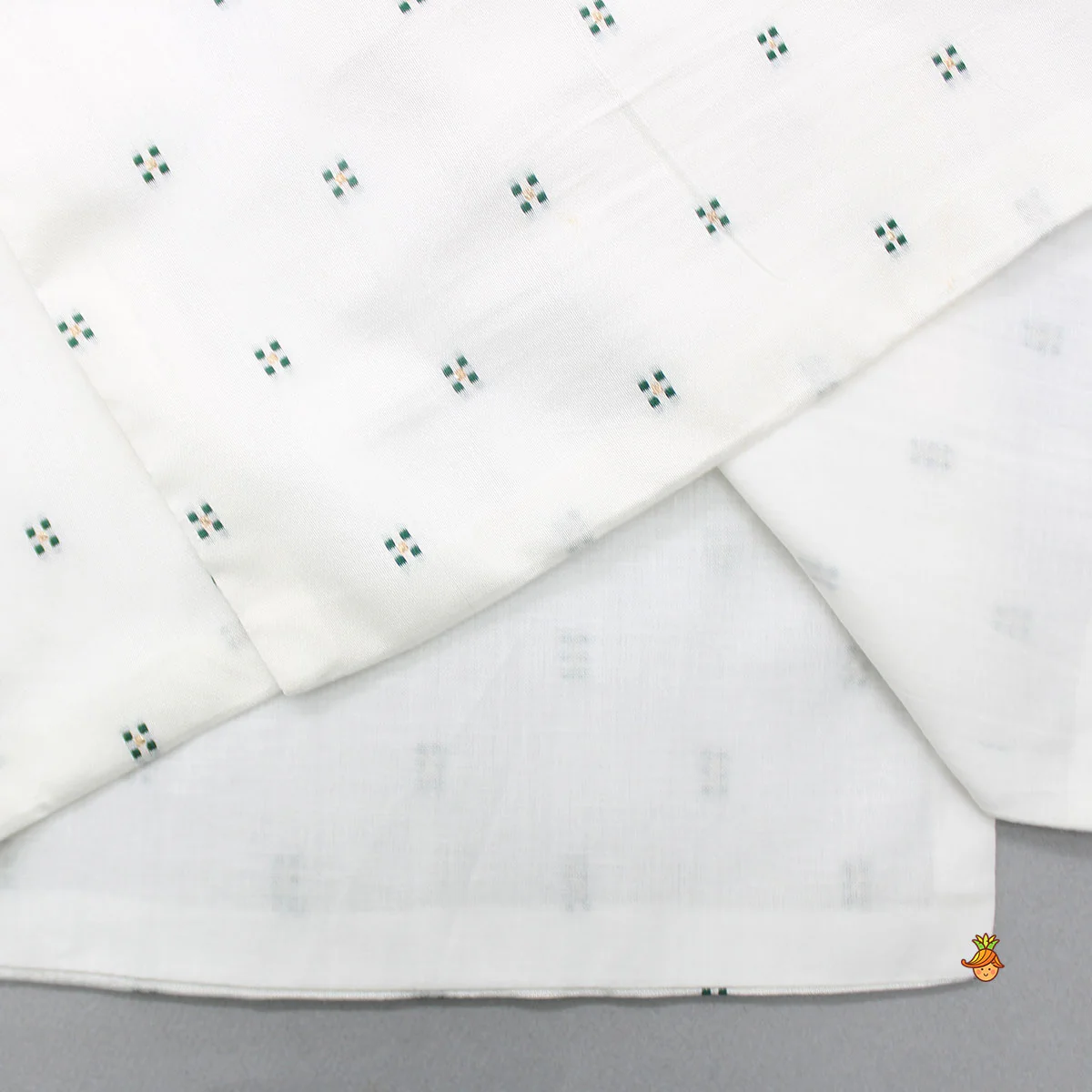 Kurta And Bandhani Printed Jacket With Pyjama - Image 7