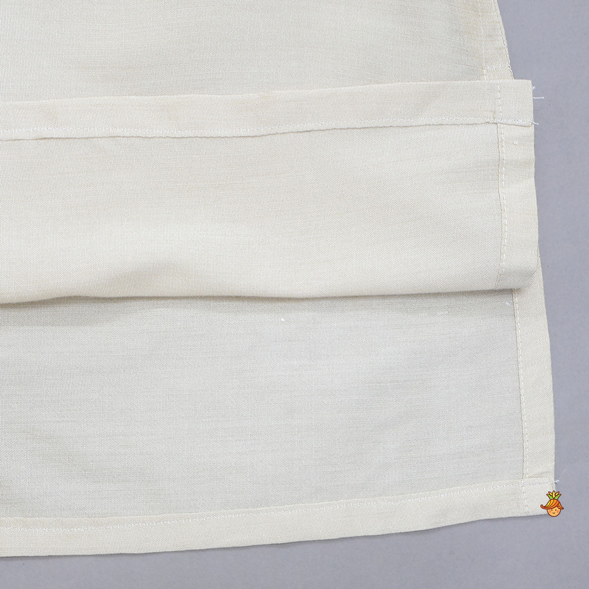 Ethnic Kurta And Diagonal Faux Button Detail Jacket With Pyjama - Image 7