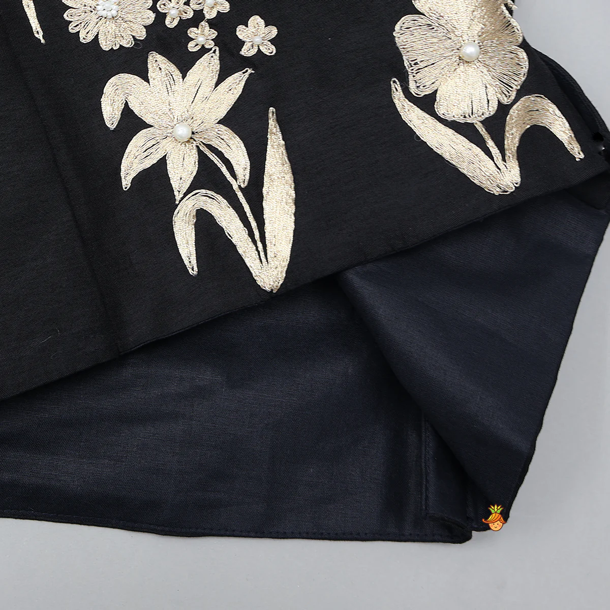 Kurta With Embroidered Jacket And Pyjama - Image 8