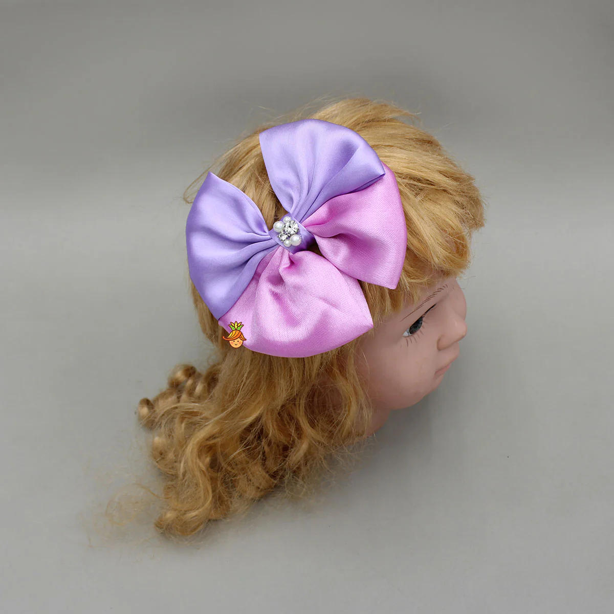Lavender And Pink Dual Tone Cute Hair Clip - Image 4