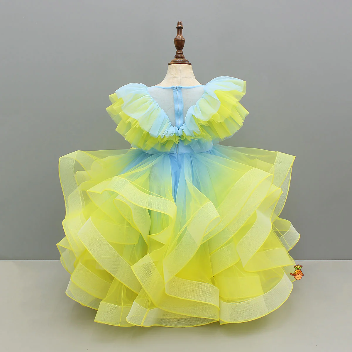 Layered Ruffled Charming Gown - Image 2