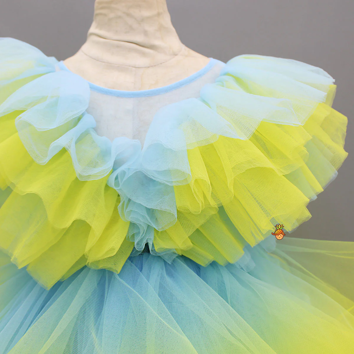 Layered Ruffled Charming Gown - Image 3