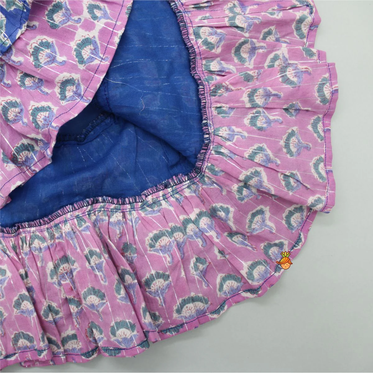Layered Tie Up Straps Multicolour Dress - Image 4