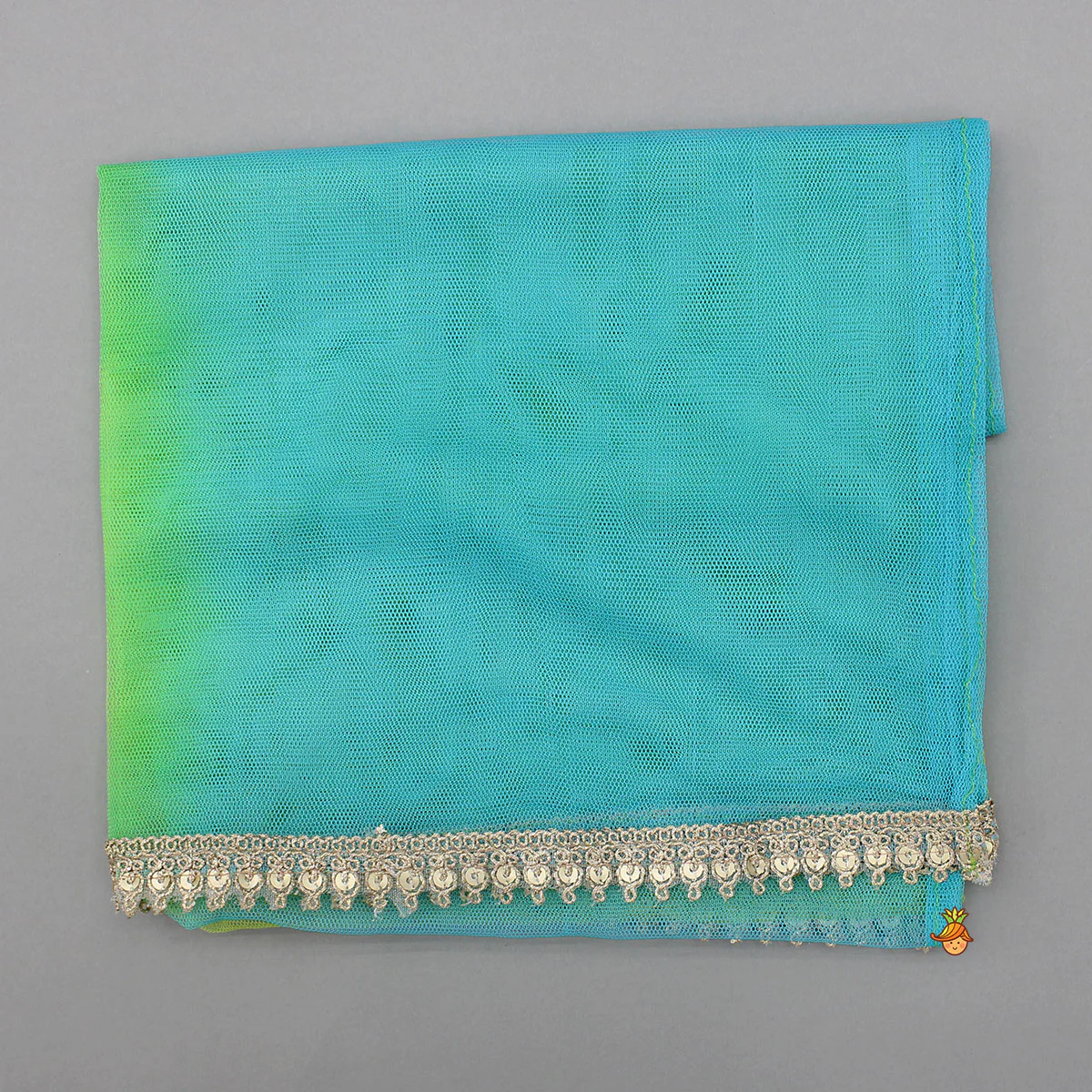 Leheriya And Bandhani Printed Green Kurti With Sharara And Dual-Tone Dupatta - Image 7