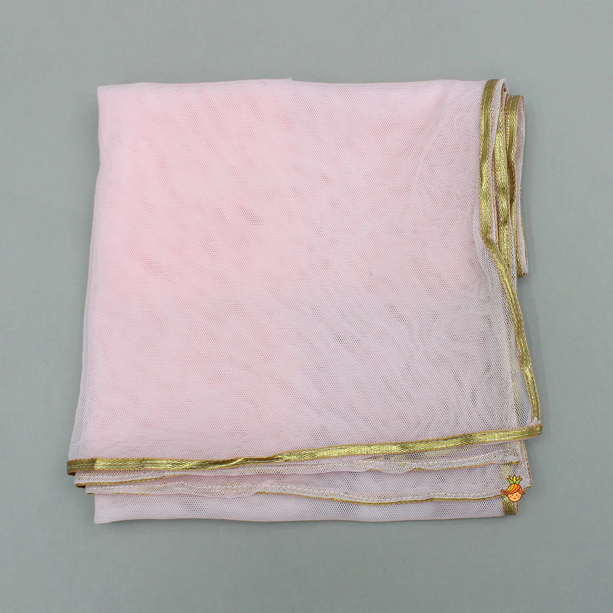 Lotus Embroidered Pink Kurta With Tulip Style Dhoti - Image 7