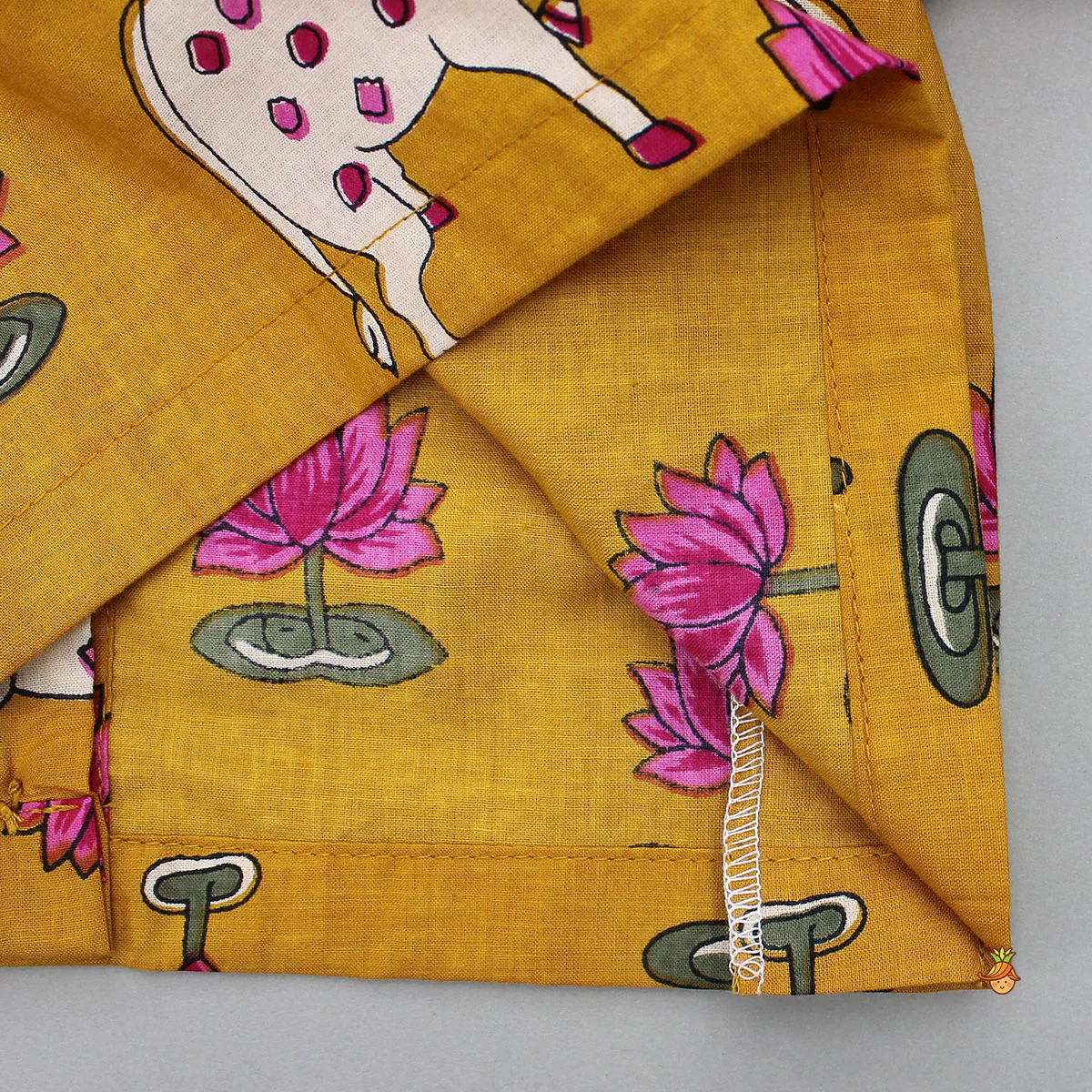 Lotus Printed Top With Matching Lehenga And Dupatta - Image 6