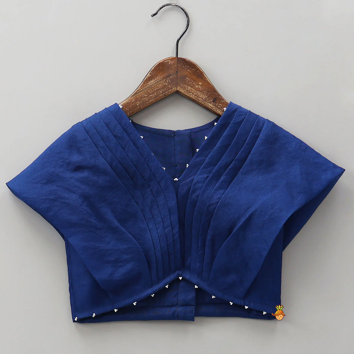 Lovely Pleated Crop Top And Heavy Embroidered Lehenga - Image 3