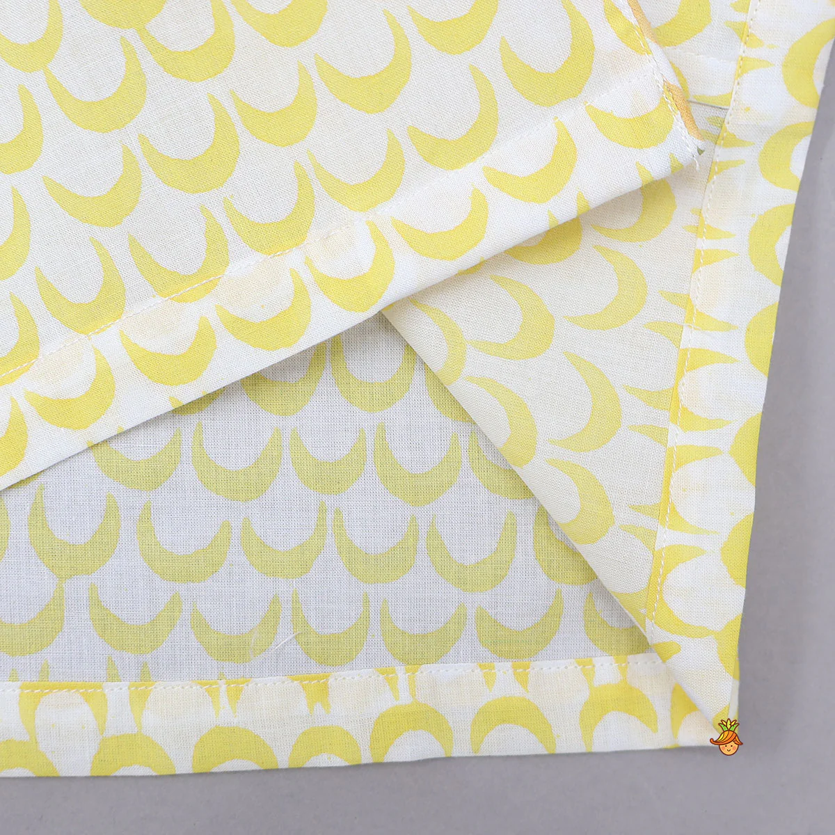 Moon Printed Yellow Shirt And Pyjama - Image 5
