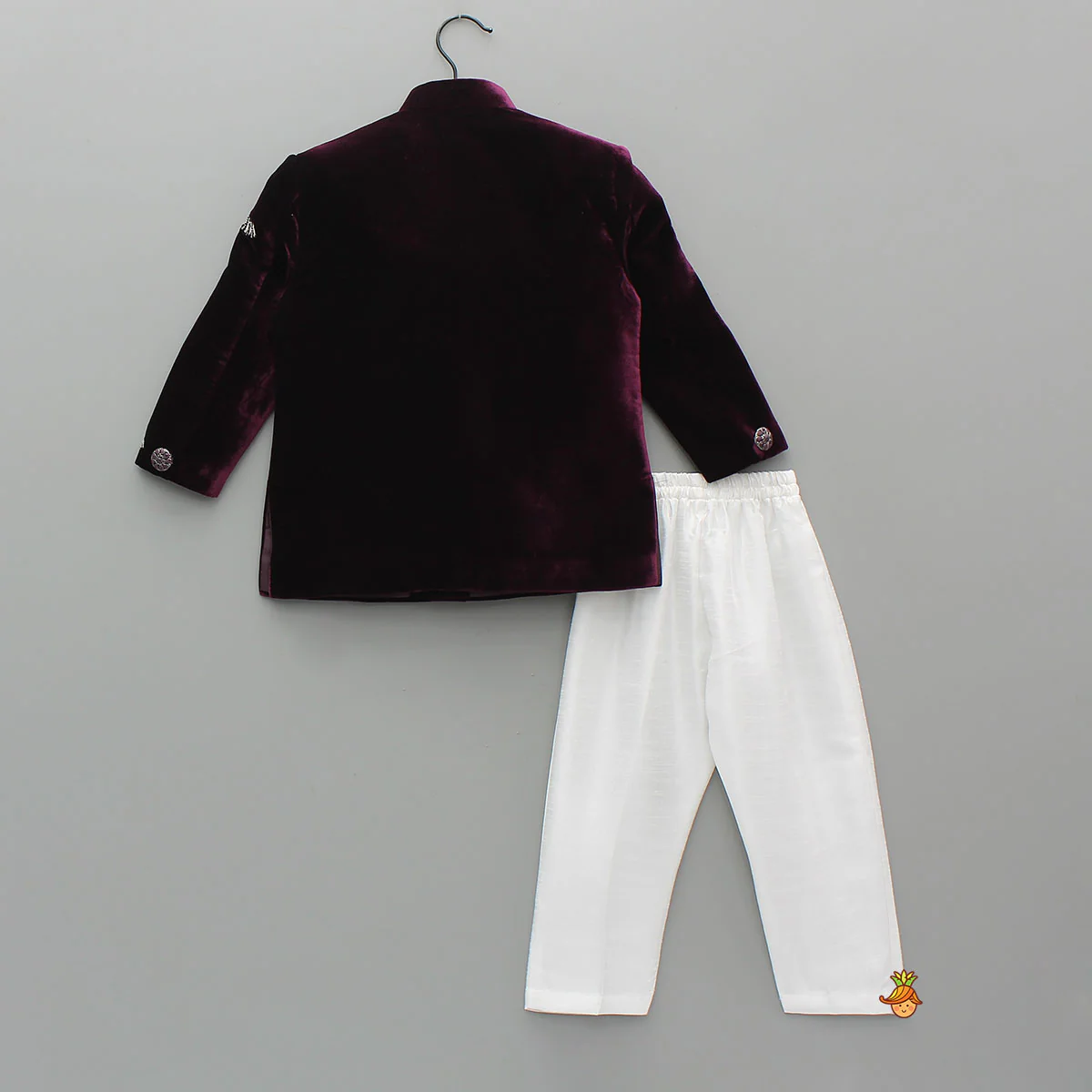 Motifs Embroidered Sherwani With Pyjama - Image 2