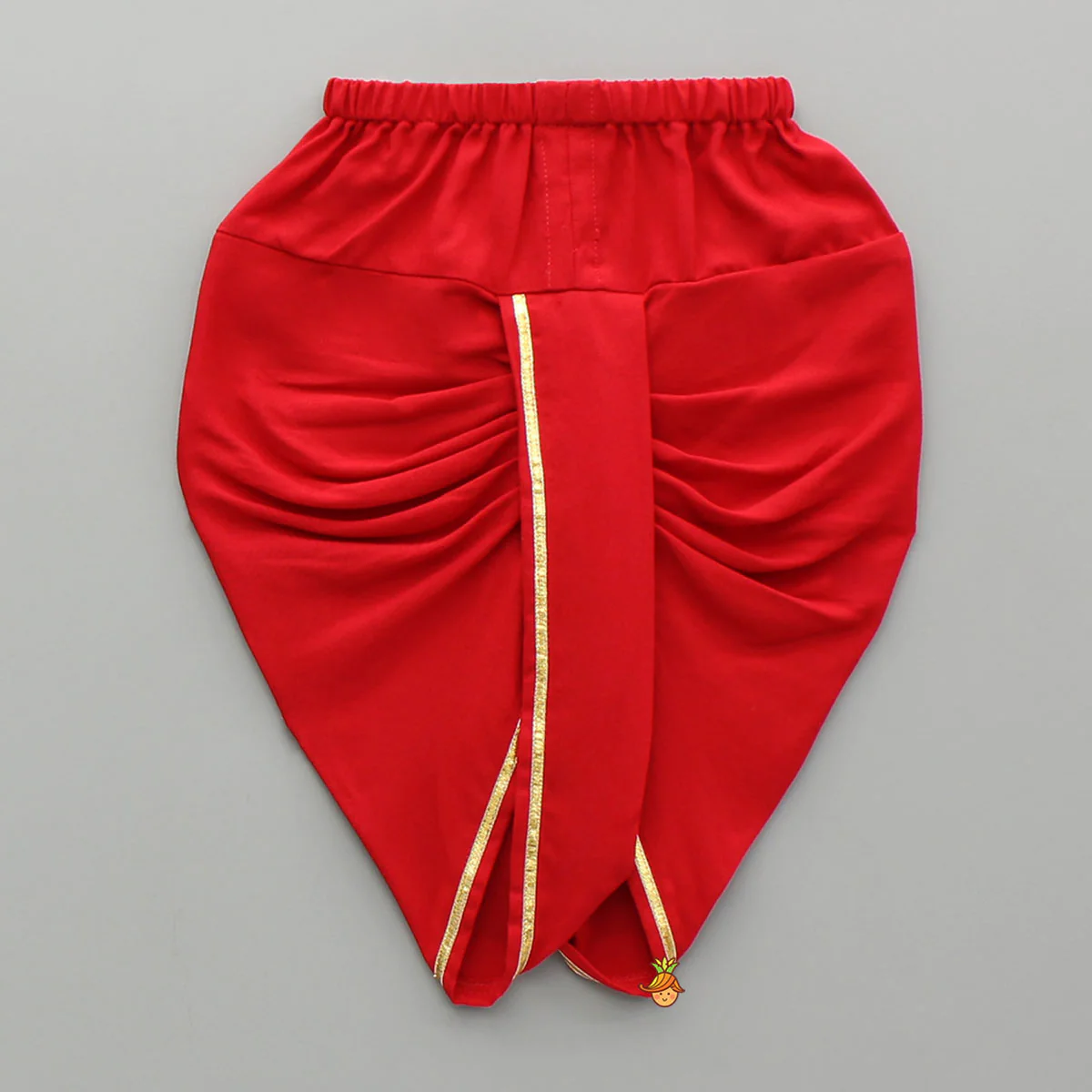 Multicolour Bird Embroidered Kurta And Dhoti With Matching Cap And Booties - Image 5