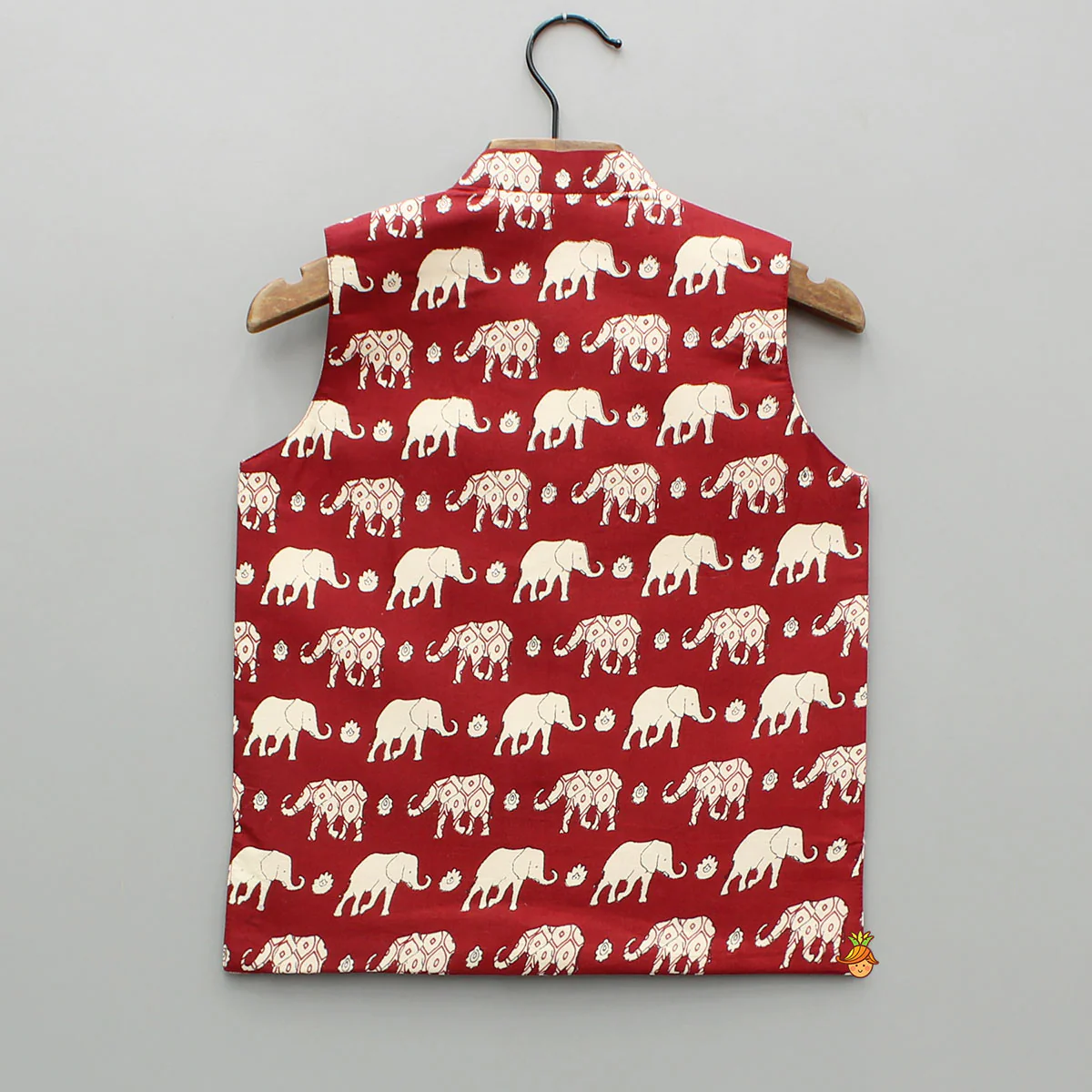 Multicolour Elephant Printed Jacket - Image 2