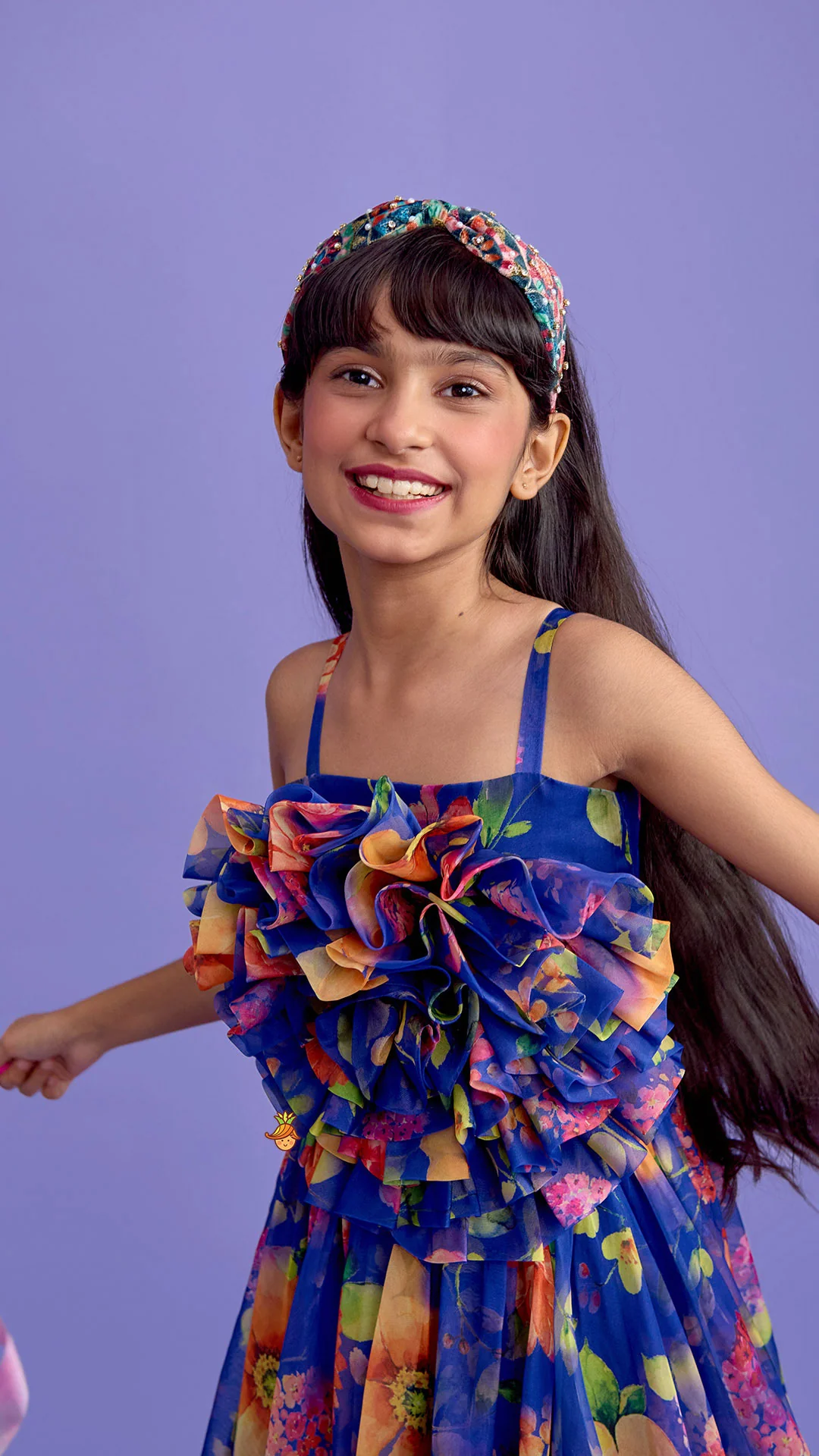 Multicolour Sleeveless Strappy Dress - Image 7