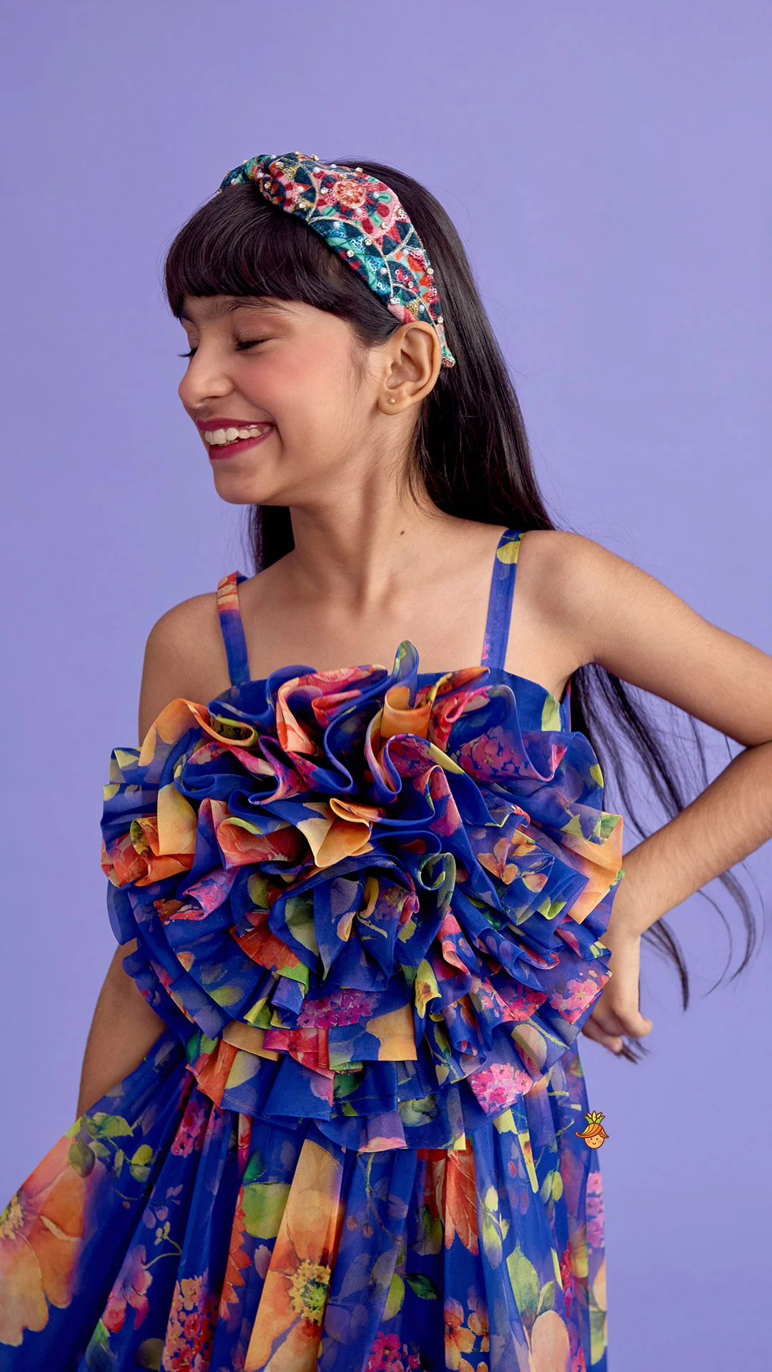 Multicolour Sleeveless Strappy Dress - Image 6