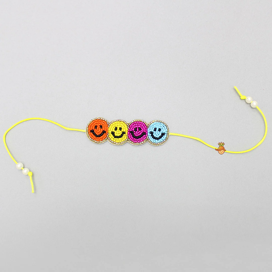 Multicolour Smiley Rakhi
