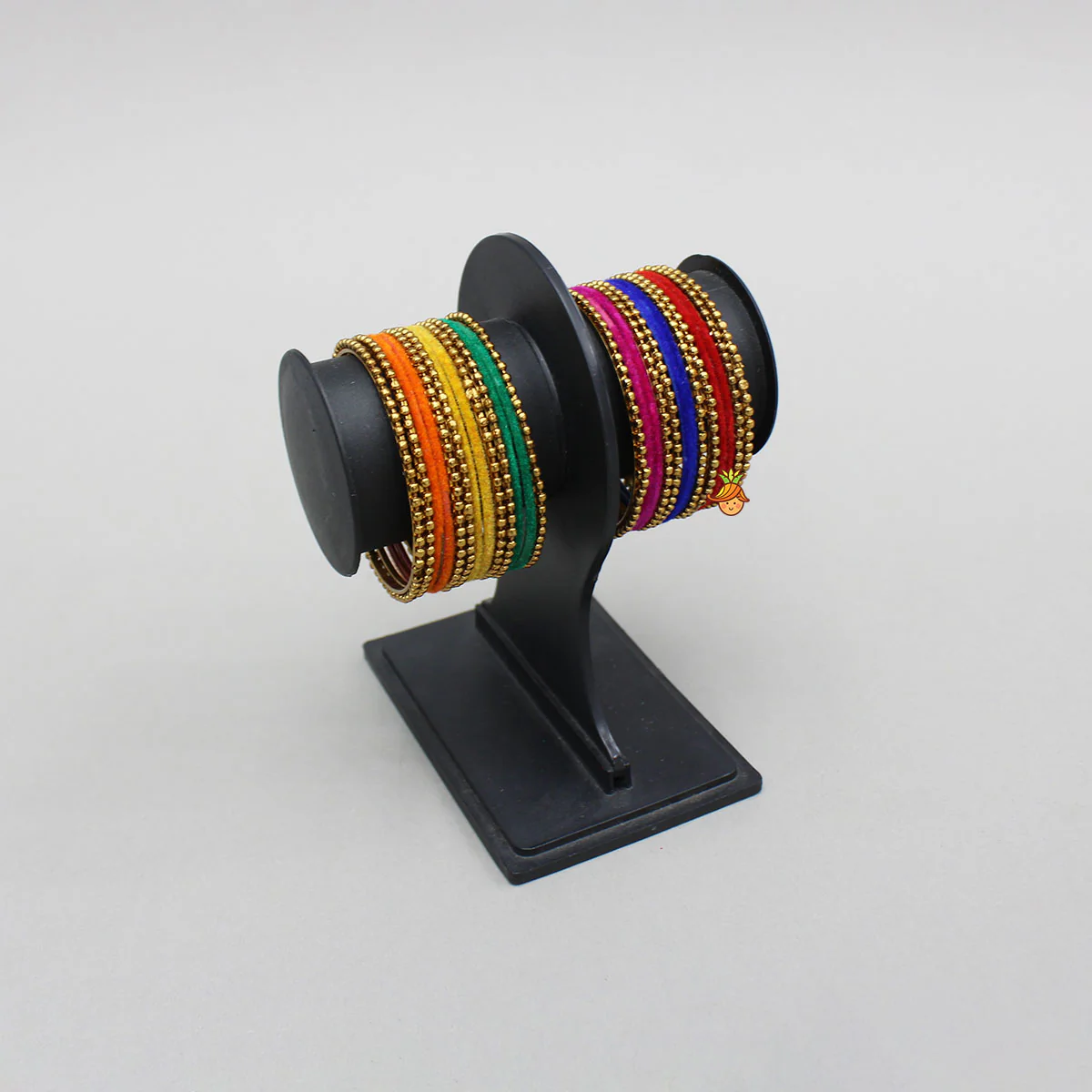 Multicoloured Embellished Bangles - Image 3