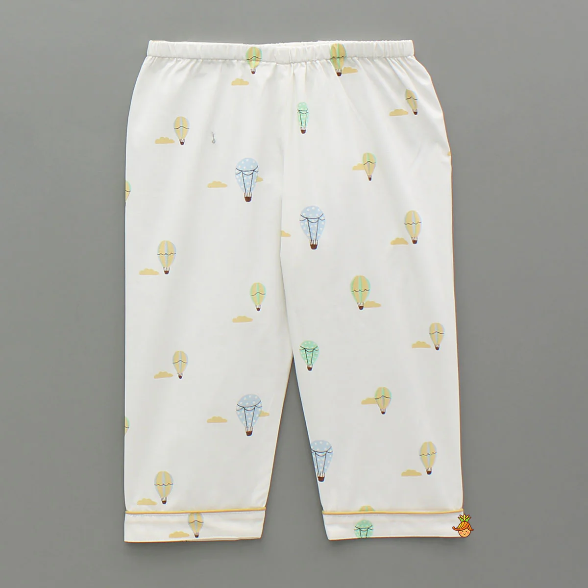 Multicoloured Parachute Printed Notch Collar Sleepwear - Image 4