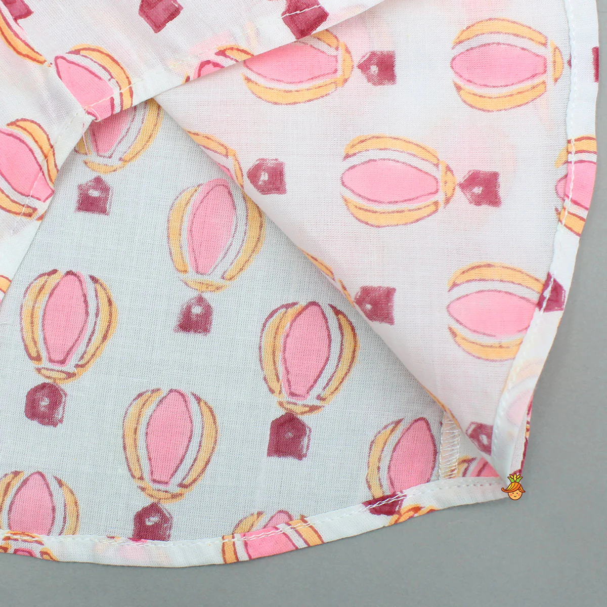 Neon Pink Hot Air Balloon Print Shirt - Image 4