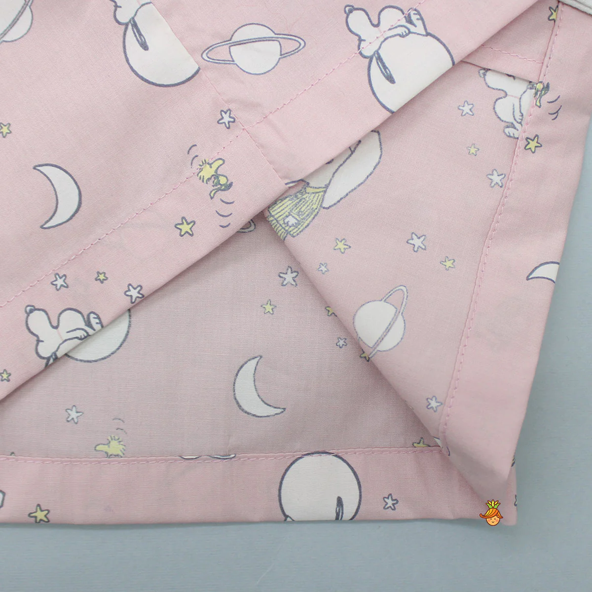 Night Theme Printed Pink Sleepwear - Image 5