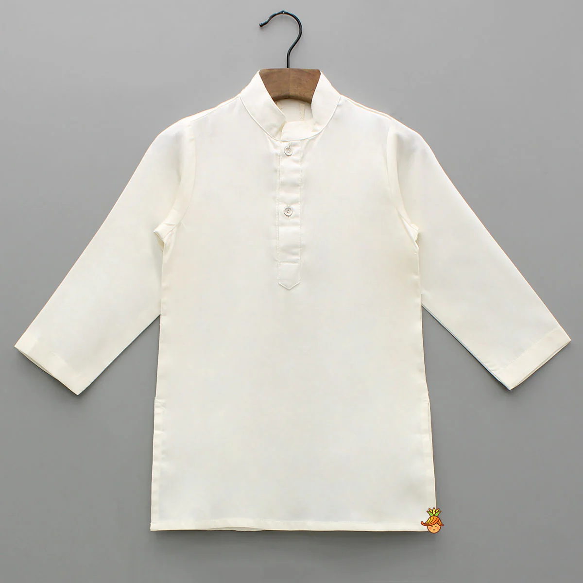 Off White Kurta With Front Open Sequin Laced Jacket And Dhoti - Image 4
