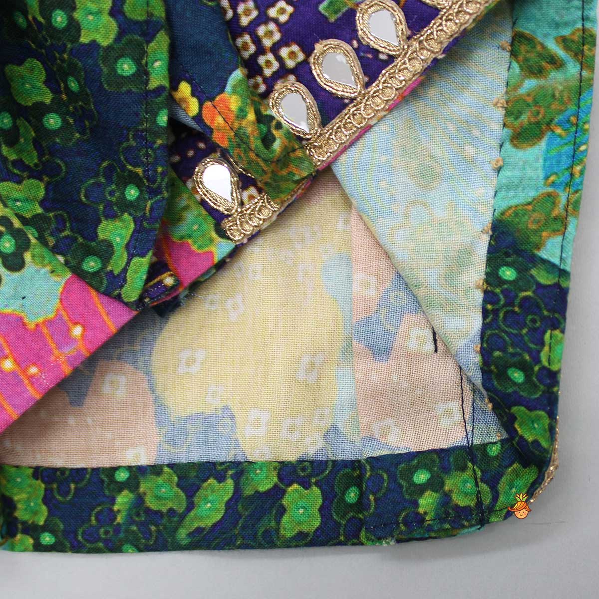 One Shoulder Multicolour Top And Ballon Pant - Image 5