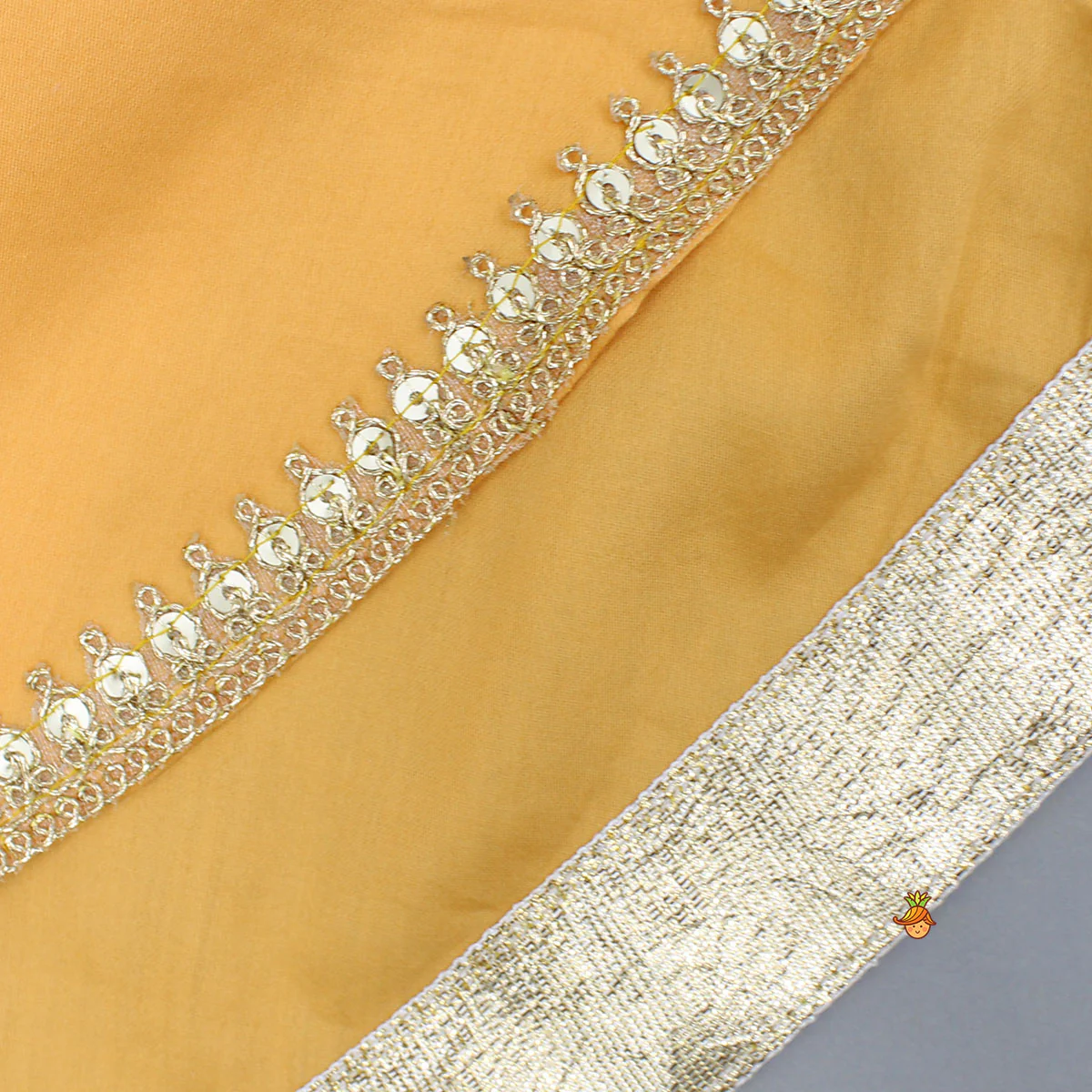 Orange Jacket Style Kurti - Image 4