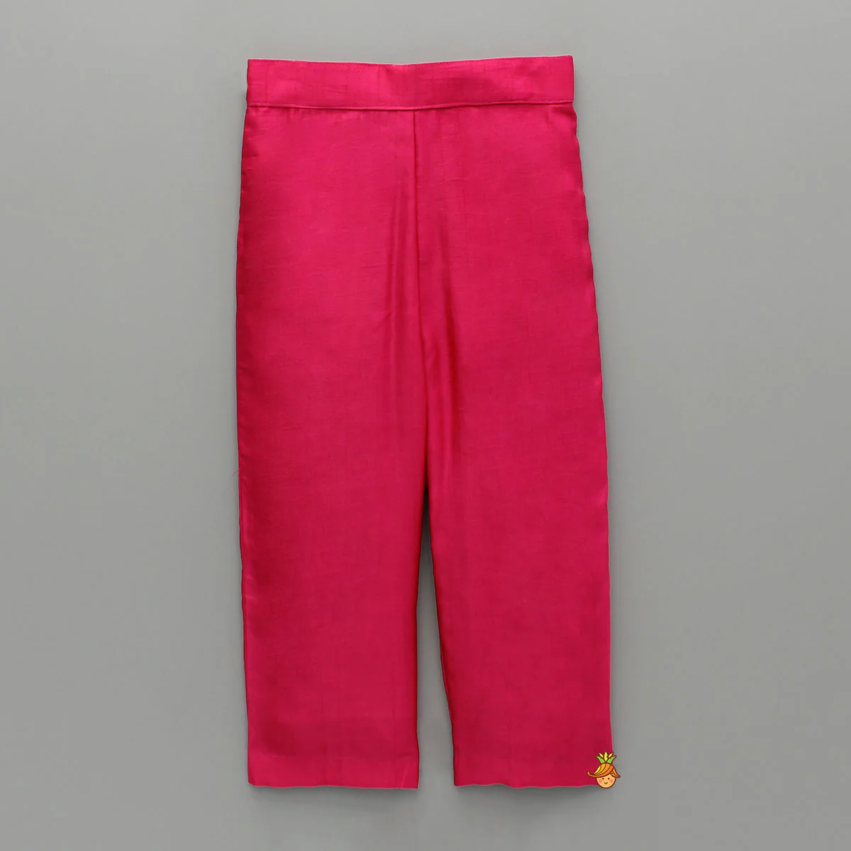 Over Sized Bowie White Scuba Stylish Top And Fuchsia Pink Pant - Image 4