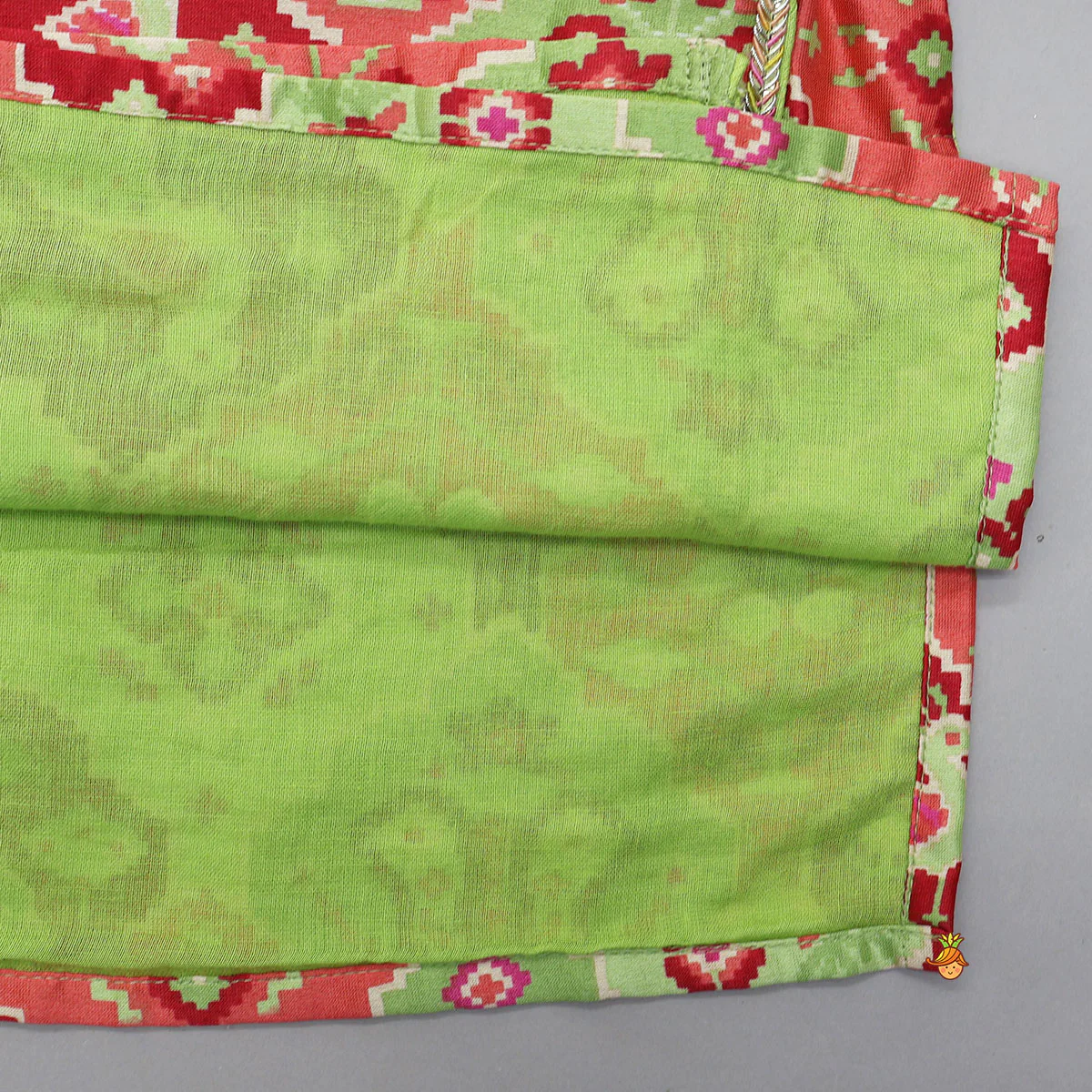 Patola Inspired Printed Kurta And Pyjama - Image 5