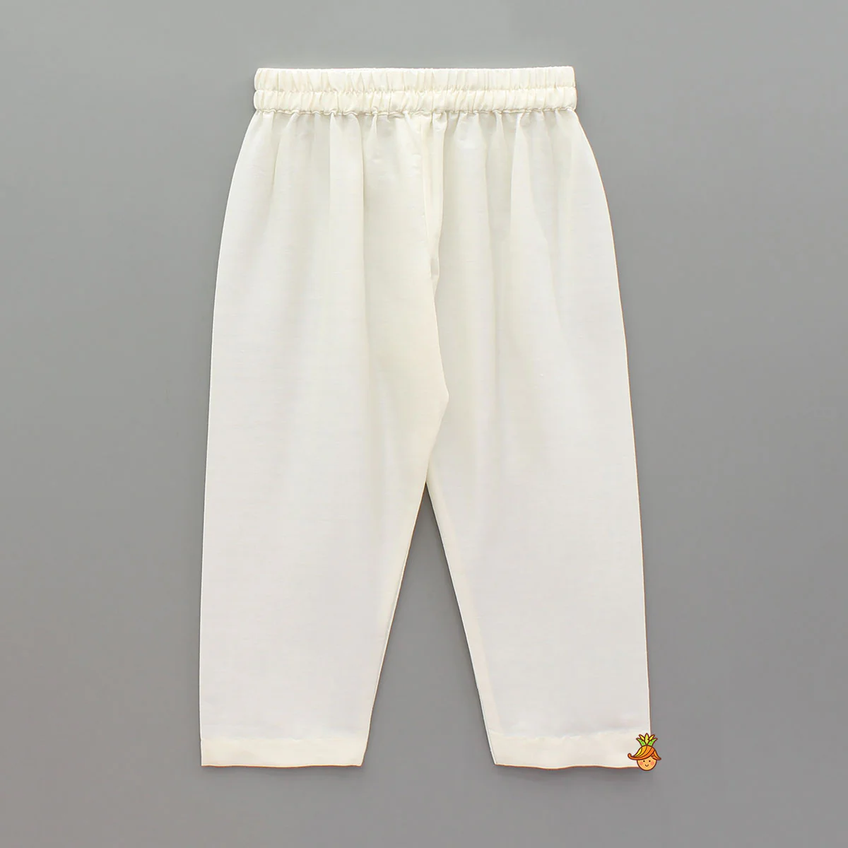 Peach Embroidered Kurta And Pyjama - Image 4